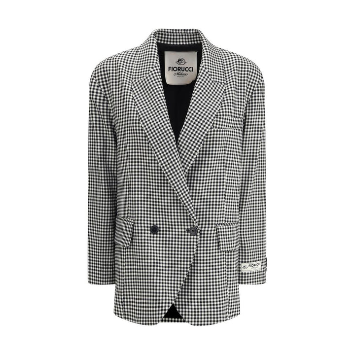 Fiorucci Multicolor Fleece Wool Blazer