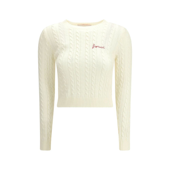 Fiorucci Cream Merino Wool Sweatshirt