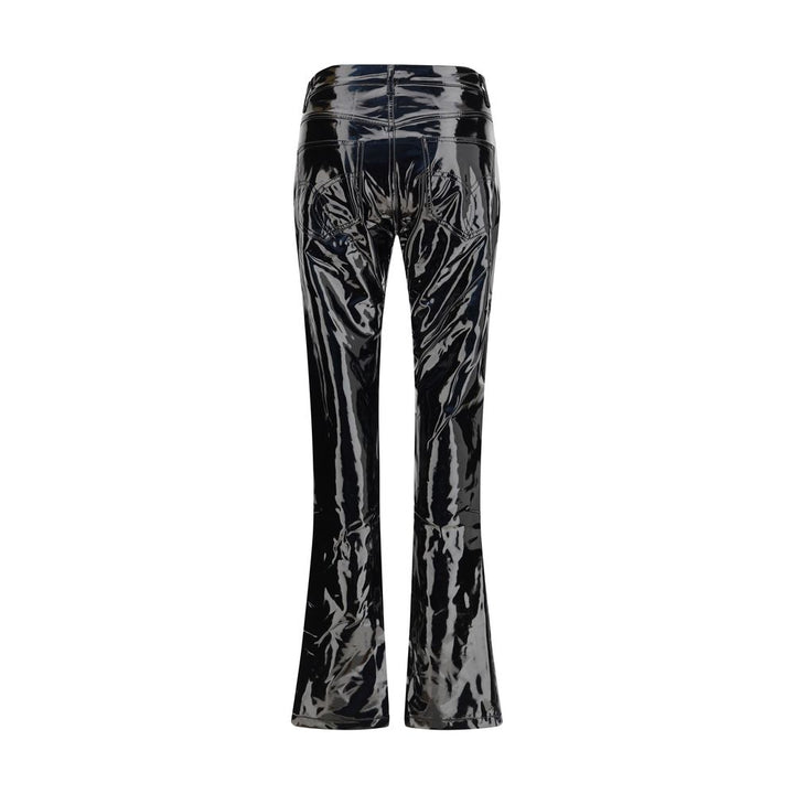 Fiorucci Black Polyethylene Casual Pants