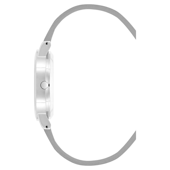 Juicy Couture Silver Plastic Dress Watch