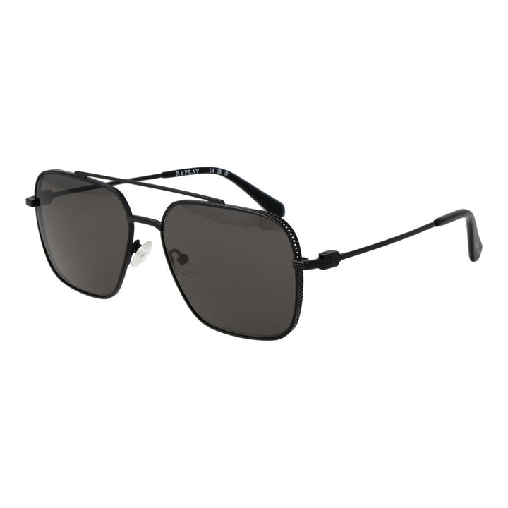 Replay Black Metal Sunglasses