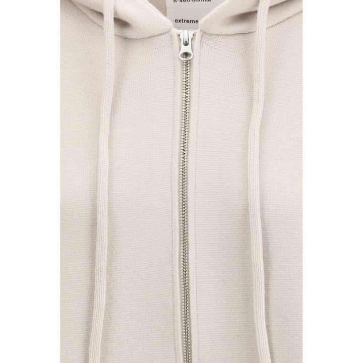 Extreme Cashmere White Cashmere Hoodie