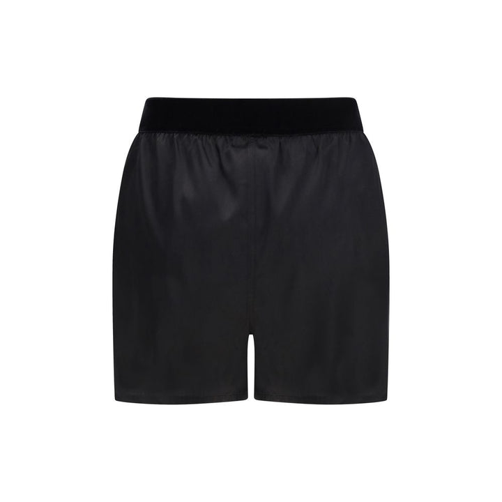 Tom Ford Black Silk Bermuda Shorts