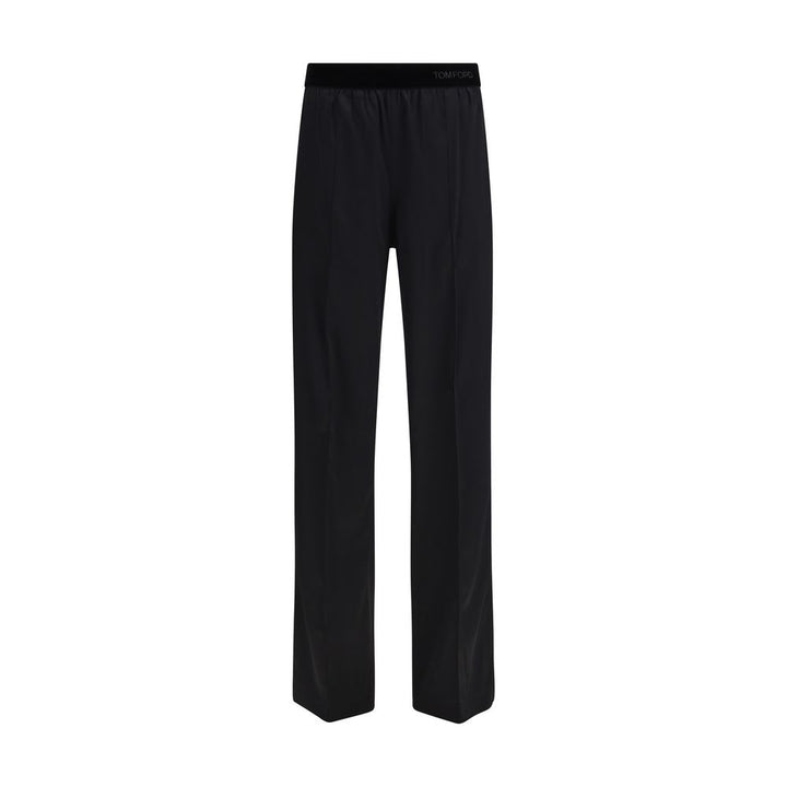 Tom Ford Black Silk Casual Pants