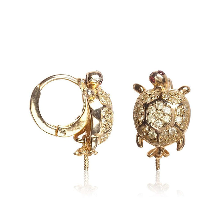 Lancaster Gold Silver Earrings