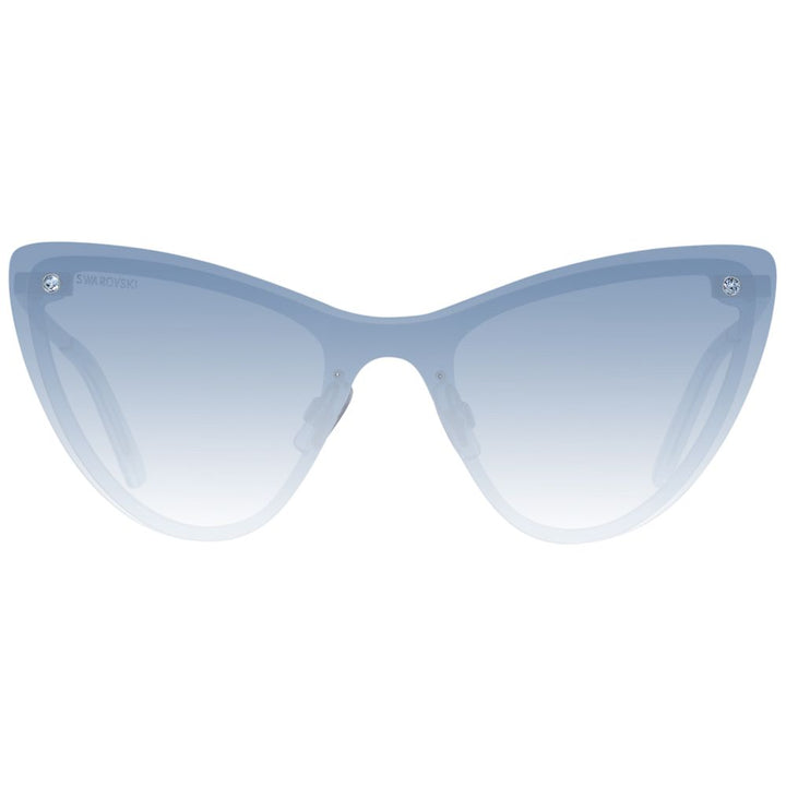 Swarovski Blue Metal Sunglasses