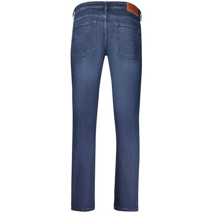 Hugo Boss Blue Cotton Men's Jeans