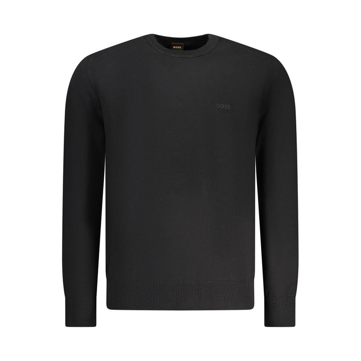 Hugo Boss Black Cotton Men's Sweater