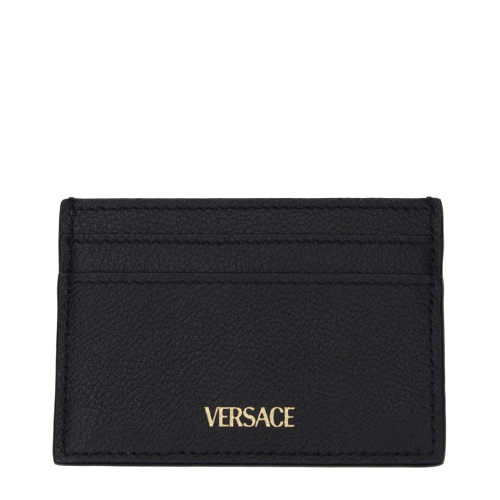Versace Black Leather Cardholder