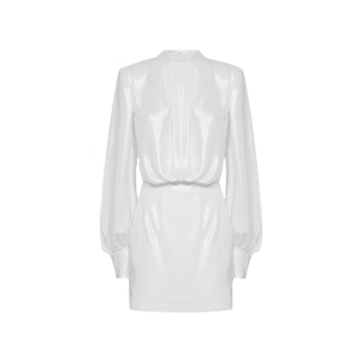 BLANCA VITA White Polyester Casual Dress