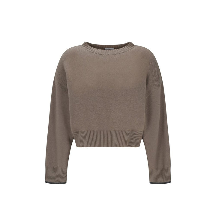 Brunello Cucinelli Beige Cashmere Cashmere Sweater