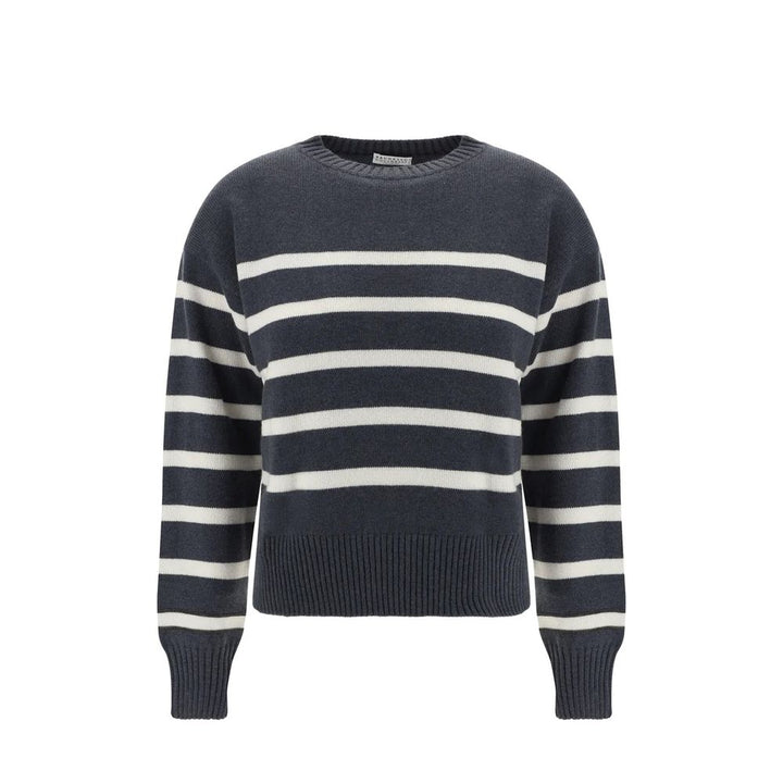 Brunello Cucinelli Gray Cashmere Cashmere Sweater