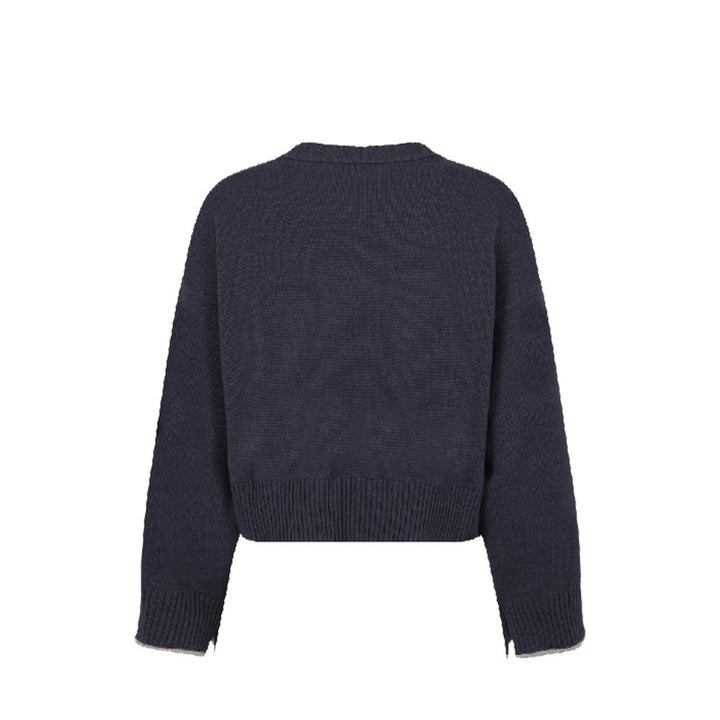 Brunello Cucinelli Blue Cashmere Cashmere Sweater