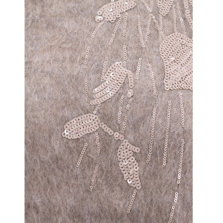 Brunello Cucinelli Beige Cashmere Sweatshirt