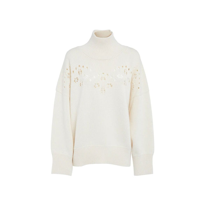 Chloé White Wool Sweatshirt
