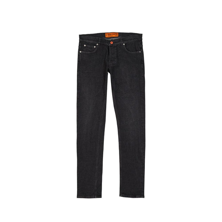Heron Preston Black Cotton Slim Fit Jeans