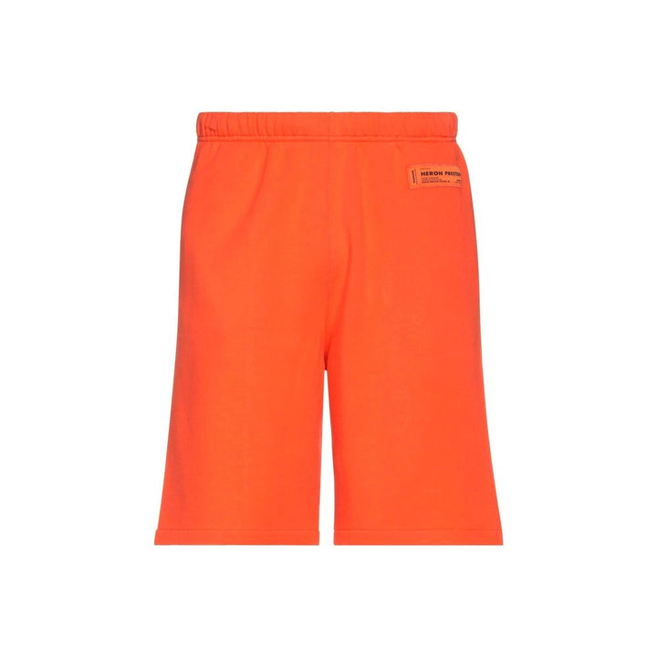 Heron Preston Orange Cotton Shorts