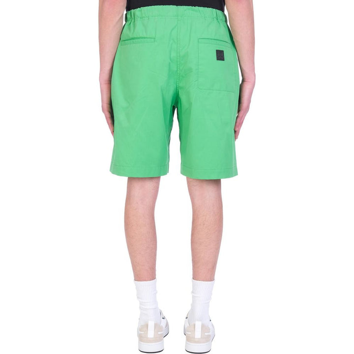 Kenzo Bicolor Cotton Shorts