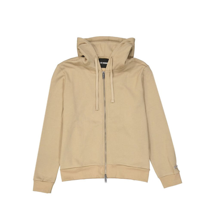 Les Hommes Beige Cotton Sweatshirt