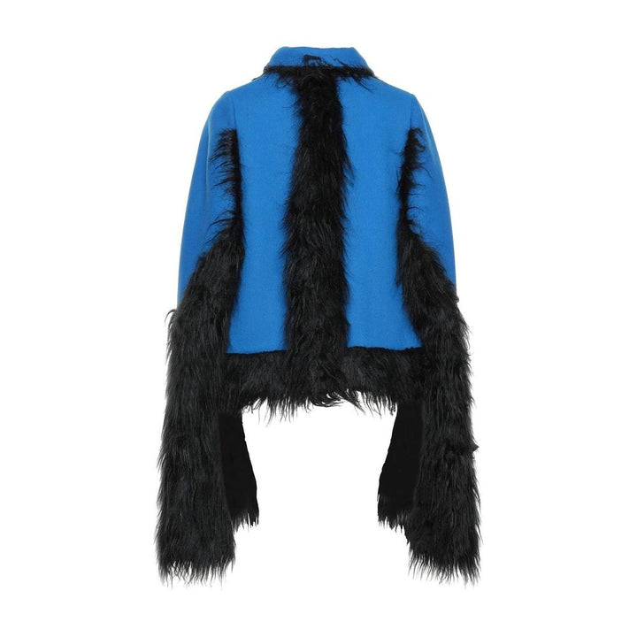 Maison Margiela Blue Wool Cloacks