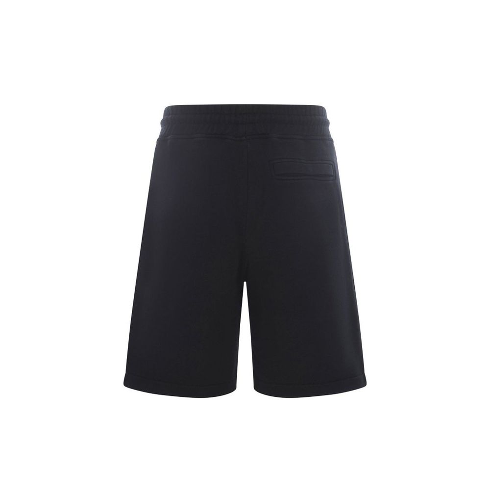 Marcelo Burlon Black Cotton Shorts