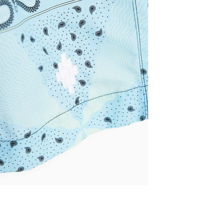 Marcelo Burlon Bicolor Polyamide Shorts