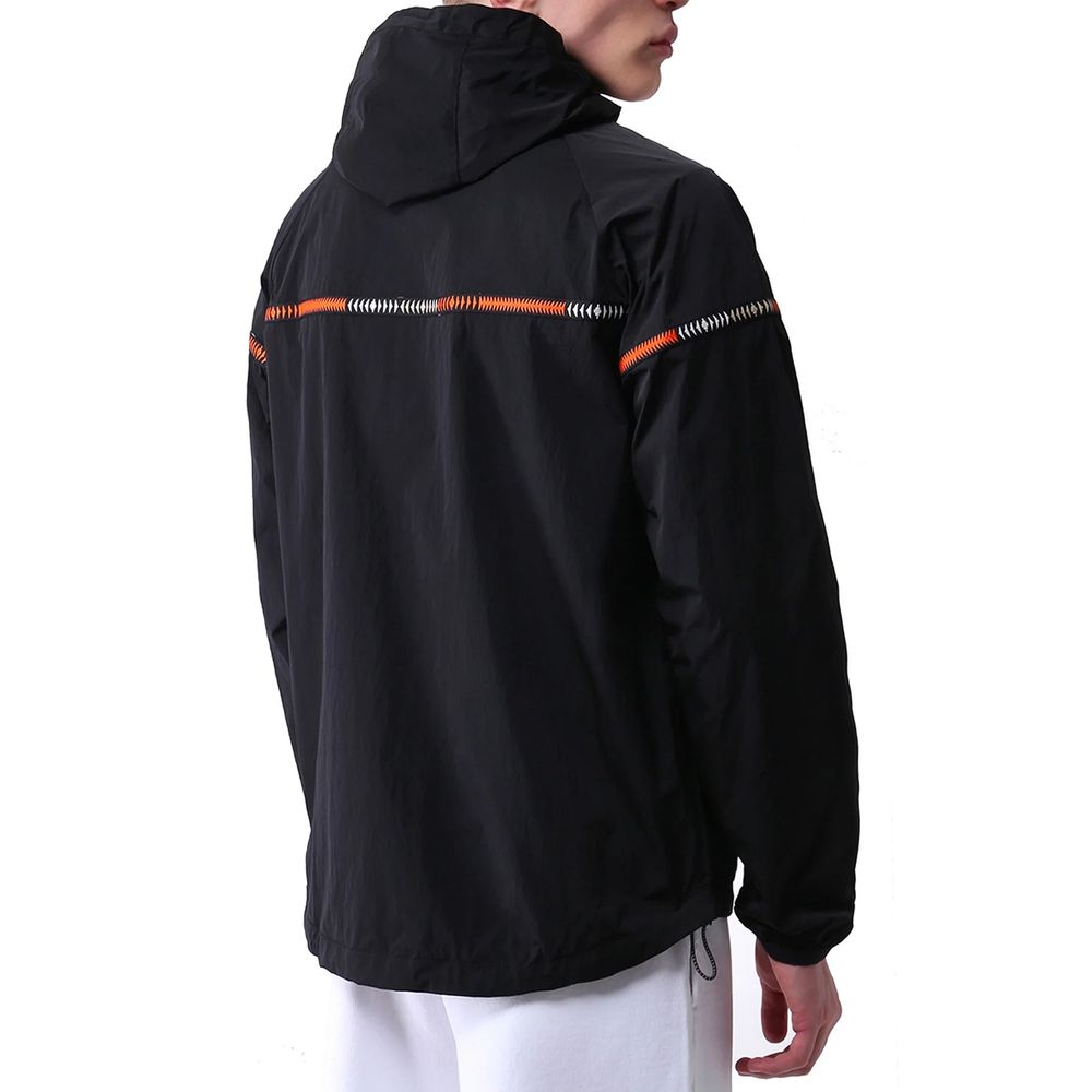 Marcelo Burlon Black Polyamide Shell Jacket