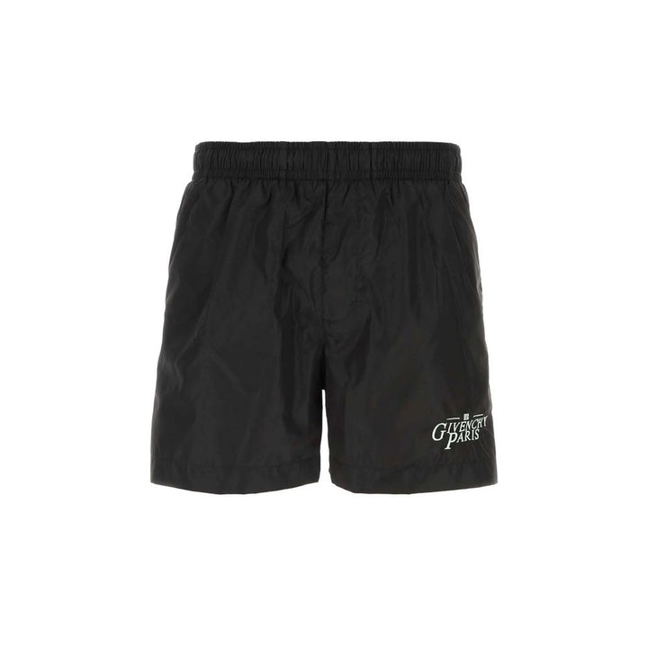 Givenchy Black Polyamide Swim Shorts