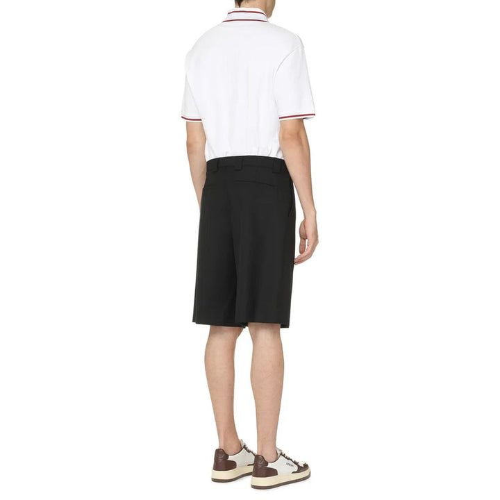 Gucci Black Polyester Bermuda Shorts