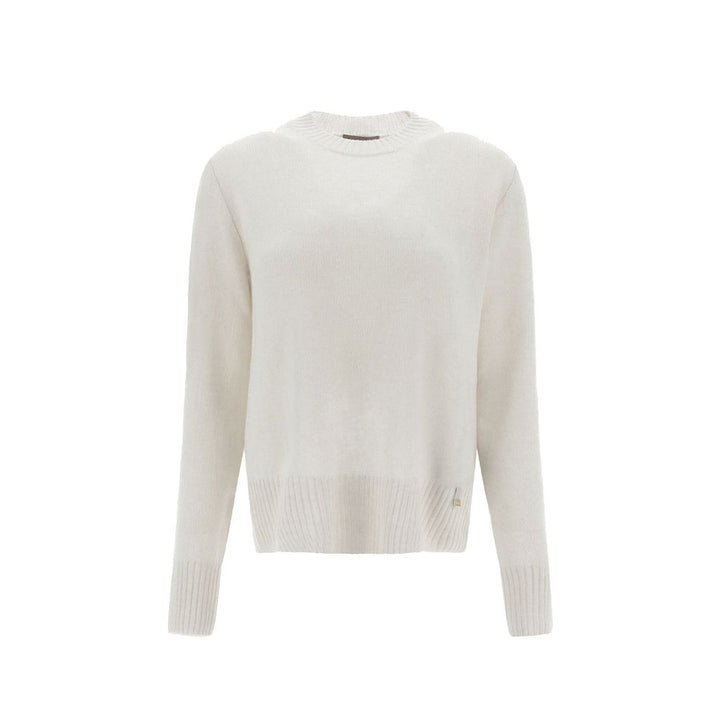 Herno White Cashmere Cashmere Sweater