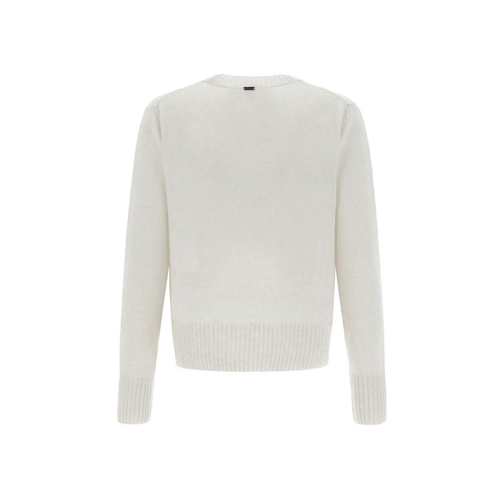 Herno White Cashmere Cashmere Sweater
