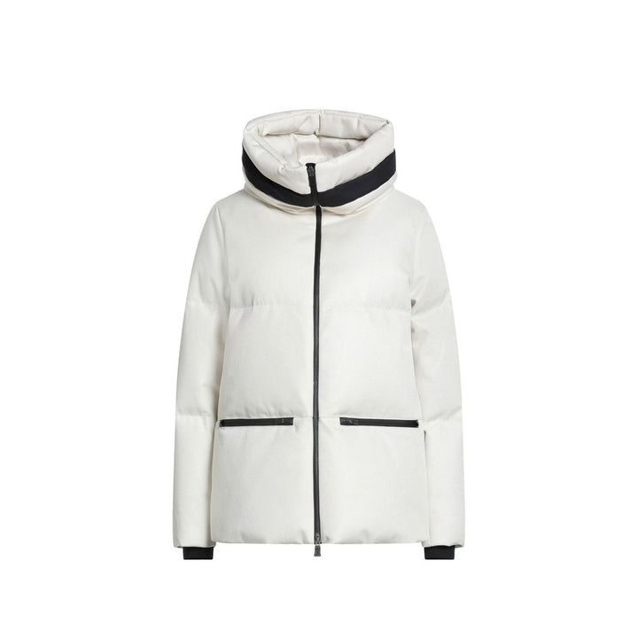 Herno White Polyester Coat