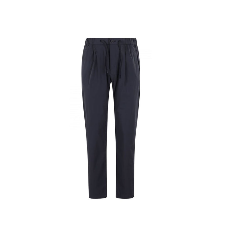 Herno Blue Wool Casual Pants
