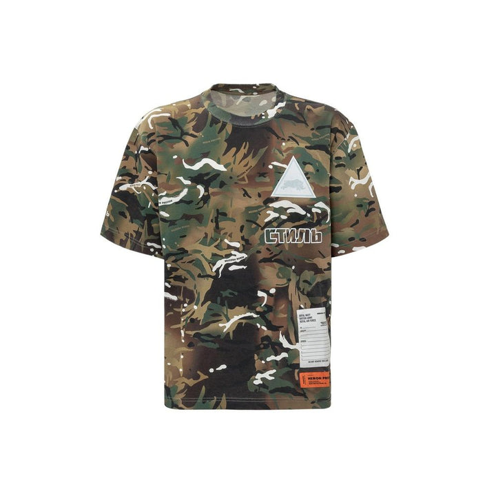 Heron Preston Bicolor Cotton T-Shirt
