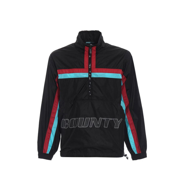 Marcelo Burlon Black Polyamide Shell Jacket