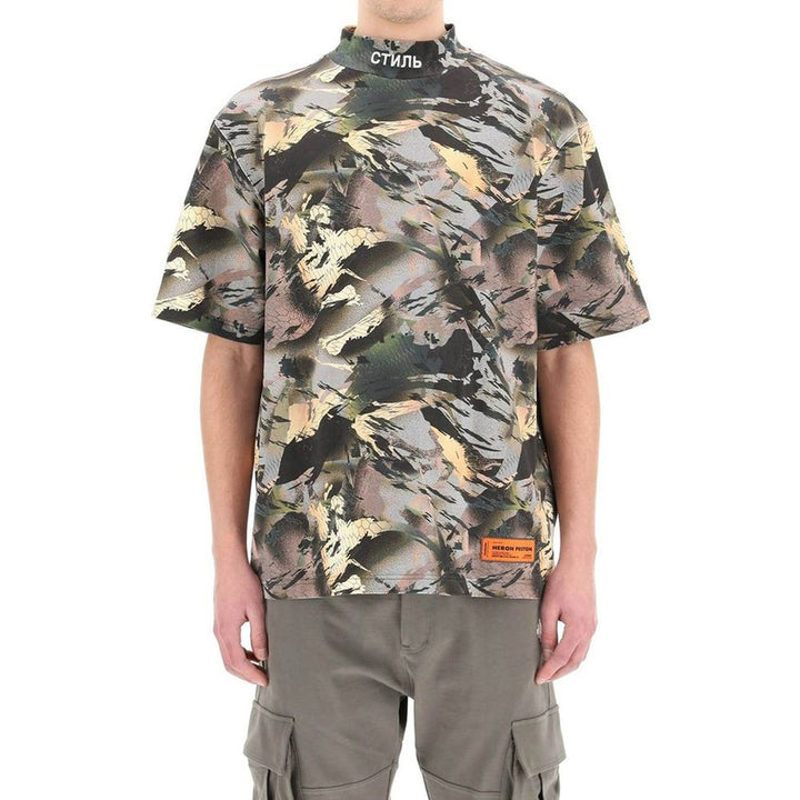 Heron Preston Bicolor Cotton T-Shirt