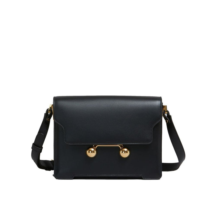 Marni Black Calfskin Shoulder Bag