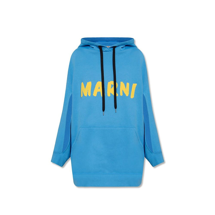 Marni Blue Cotton Sweatshirt