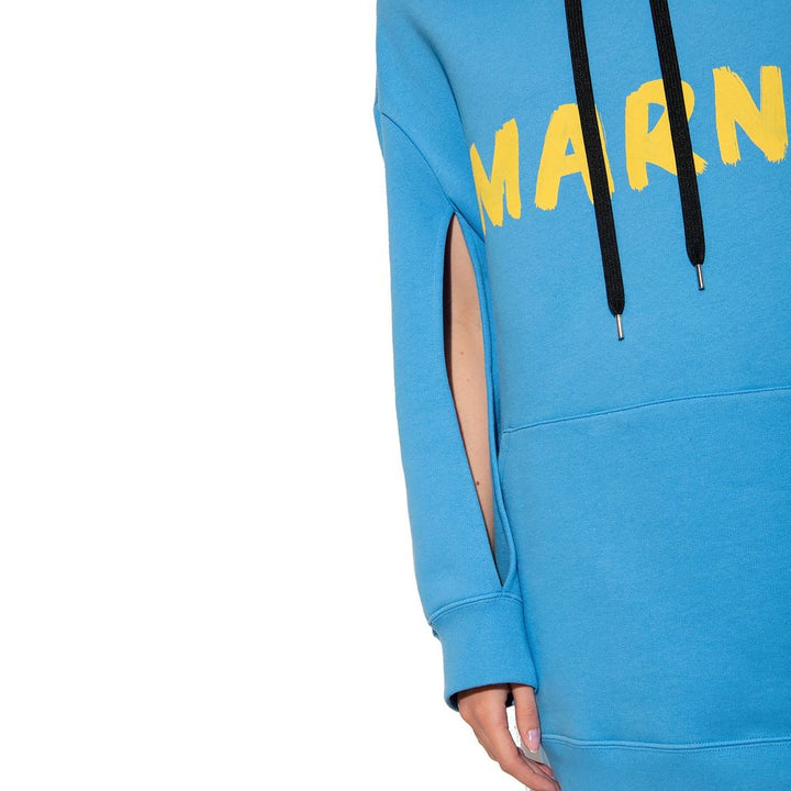 Marni Blue Cotton Sweatshirt