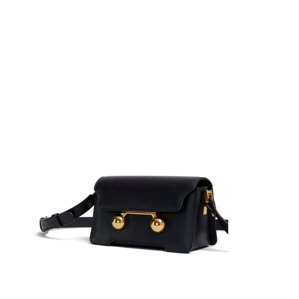 Marni Black Calfskin Belt Bag