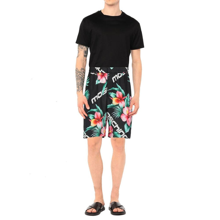 Moschino Couture Black Silk Shorts