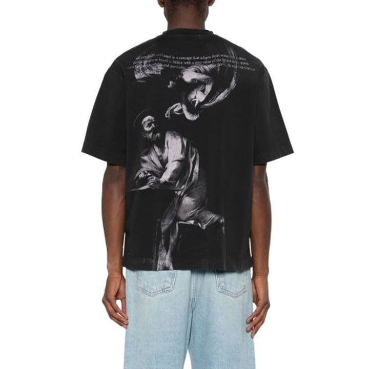 Off-White Black Cotton T-Shirt