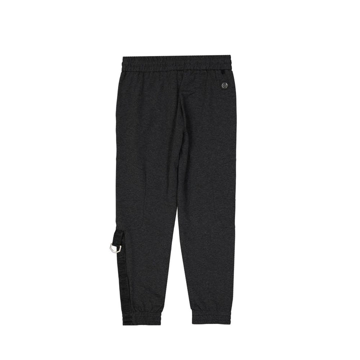 Philipp Plein Gray Cotton Joggers (Workout Pants)