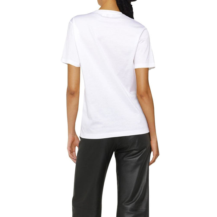 Salvatore Ferragamo White Cotton T-Shirt