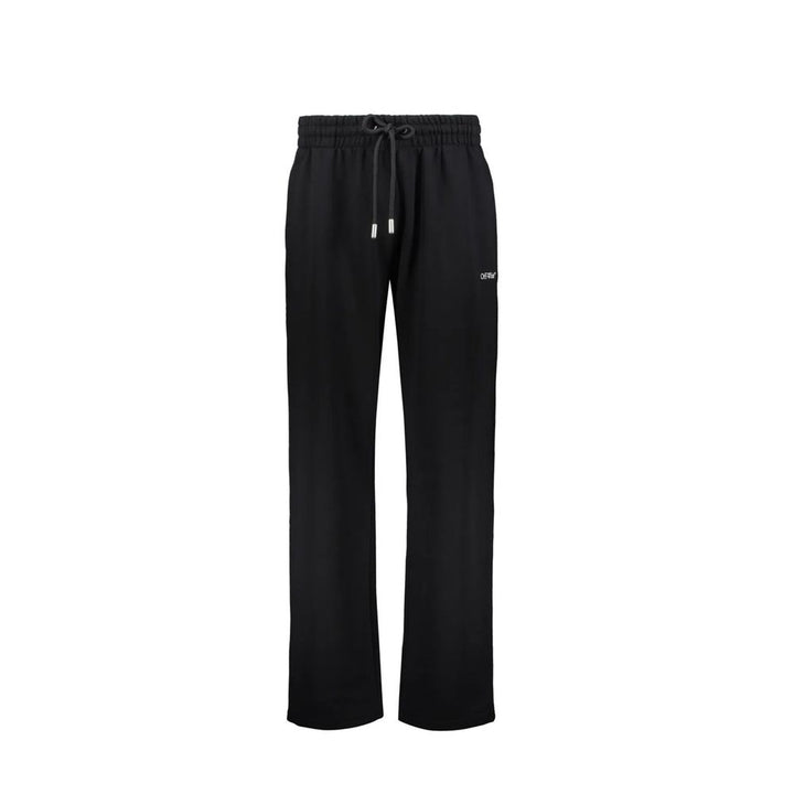 Off-White Black Cotton Athletic Pants