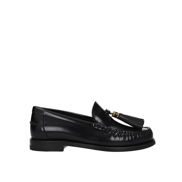 Dior Black Calfskin Slip-On Loafers