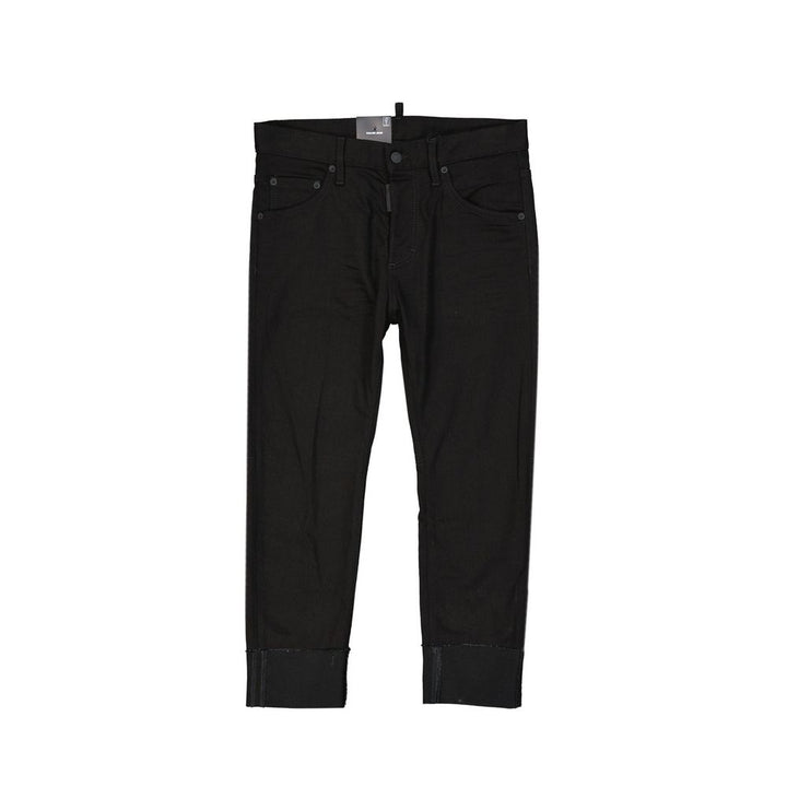 Dsquared² Black Cotton Jeans Denim