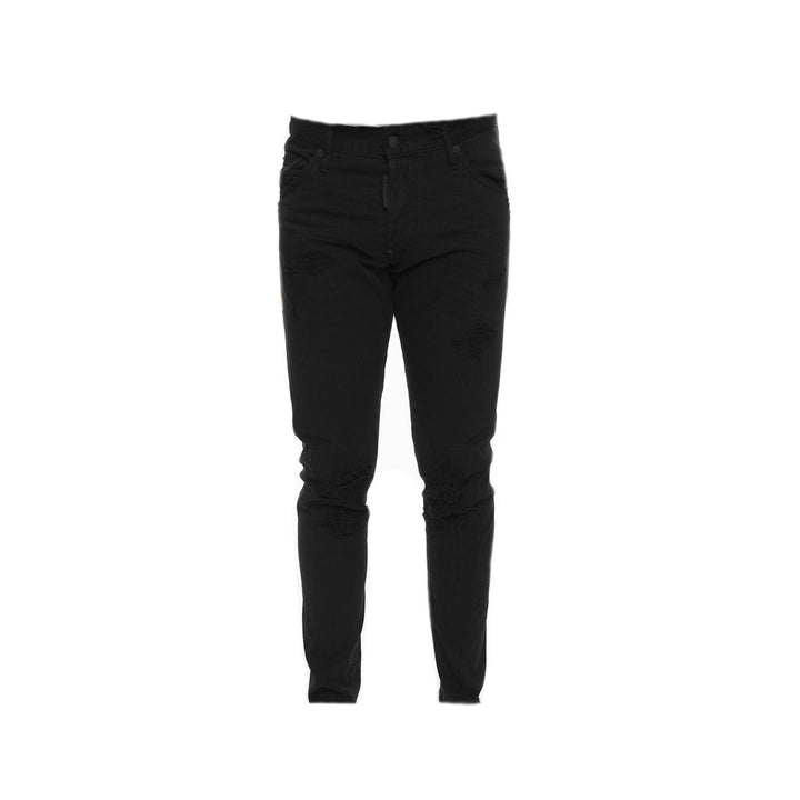 Dsquared² Black Cotton Skinny Jeans
