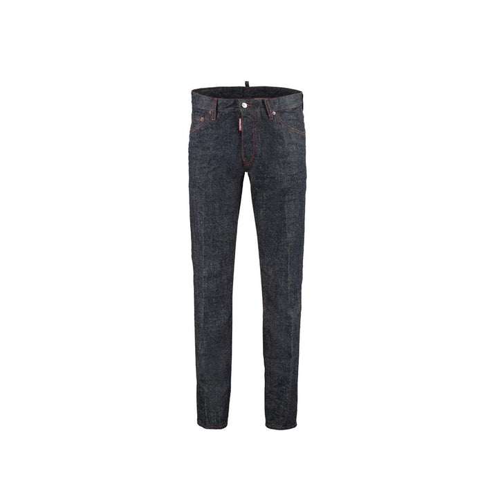 Dsquared² Blue Cotton Skinny Jeans