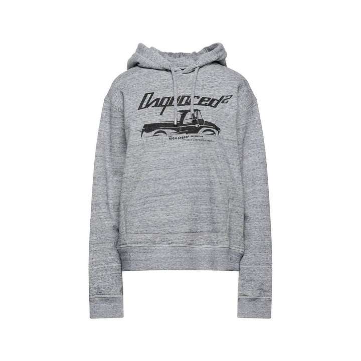 Dsquared² Gray Cotton Sweatshirt